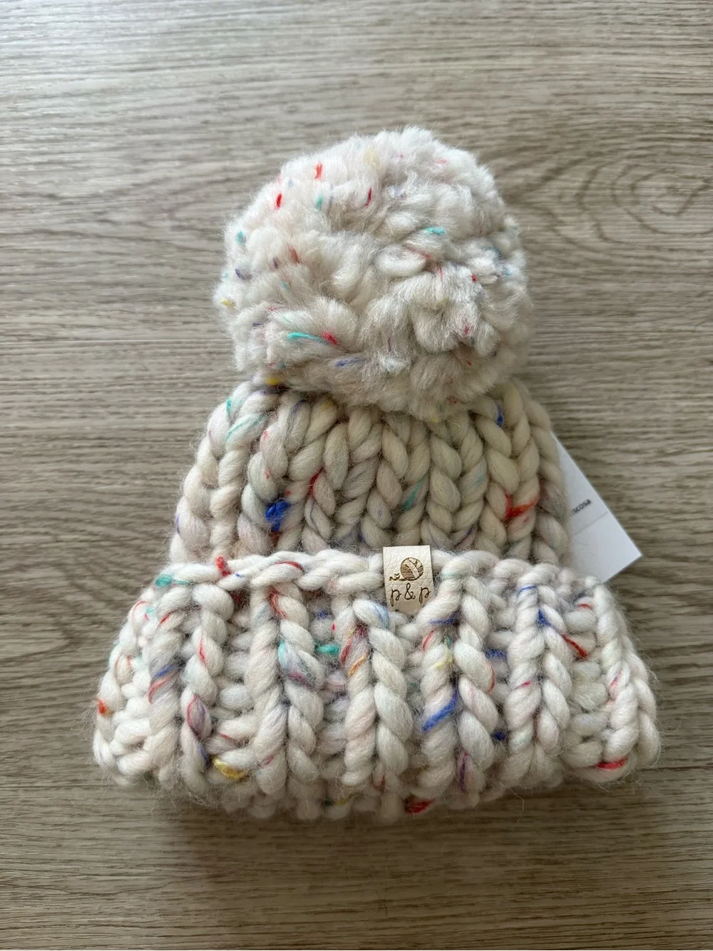 NEW Pine & Poppy Denali Hand Knit Beanie - Size: Baby